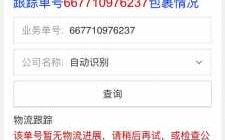 根据运单号如何查物流信息（怎么根据运单号查物流）