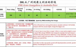 澳洲dhl如何查询单号查询（dhl国际快递澳大利亚价格表）