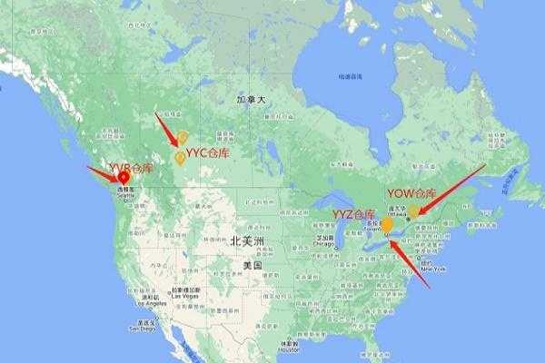 关于邮政水路到加拿大如何航线的信息-图1