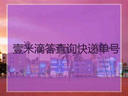 如何查找壹米滴答物流信息（如何查找壹米滴答物流信息呢）-图3