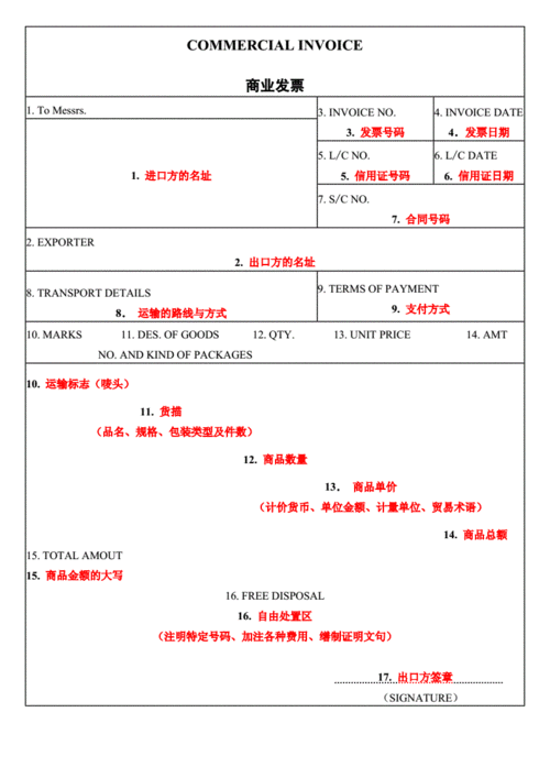 商业发票如何填制（商业发票的填制要点）-图3