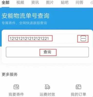 安能转寄如何查询（安能快递怎么查单号）-图1