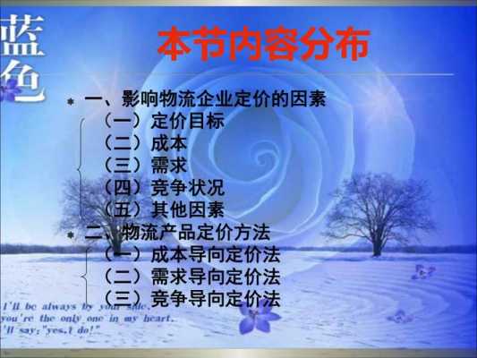 物流企业如何定价（物流企业定价的技巧）-图2