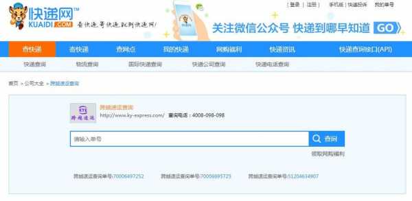 跨越速运如何查询单号（跨越速运如何查询单号物流信息）-图2