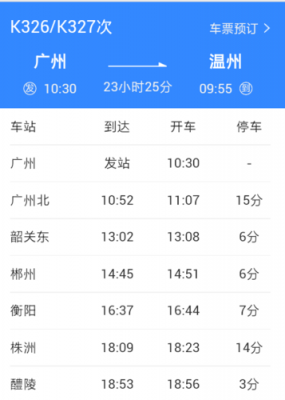 广州到温州如何坐车方便（广州到温州火车站时刻表）-图1