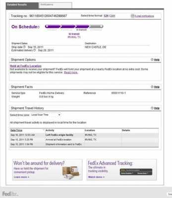 如何使用fedex联邦快递单号查询（fedex联邦快递官网tracking no）-图1