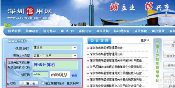 深圳如何查询企业信息（深圳企业信用查询）-图1
