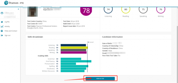 PTE没邮件如何查成绩（pte成绩如何提交给学校）-图1