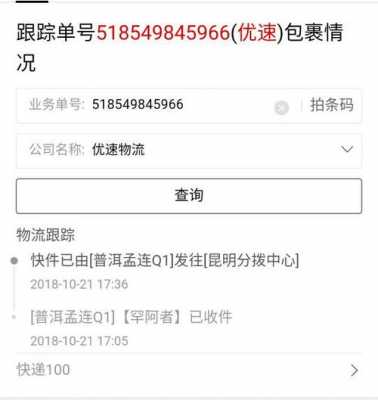 优速快递收件人如何查到（优速快递怎么看单号）-图3