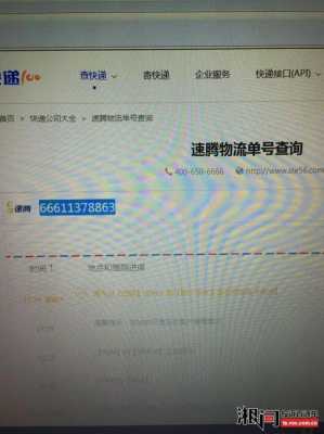 速腾物流如何查询单号（速腾物流查询单号码）-图1