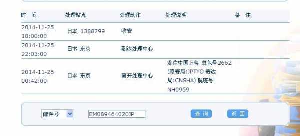 如何查询日本ems国际快递（ems日本怎么查）-图2