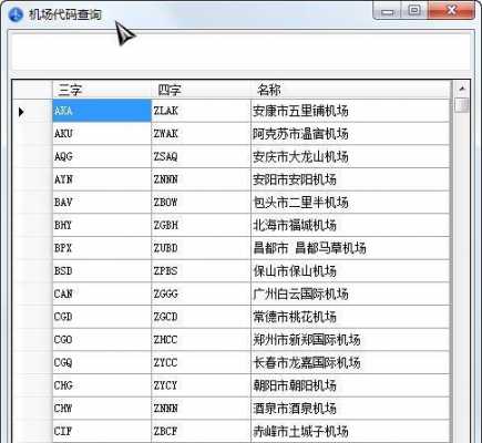 如何快速查询机场代码（如何快速查询机场代码数据）-图1